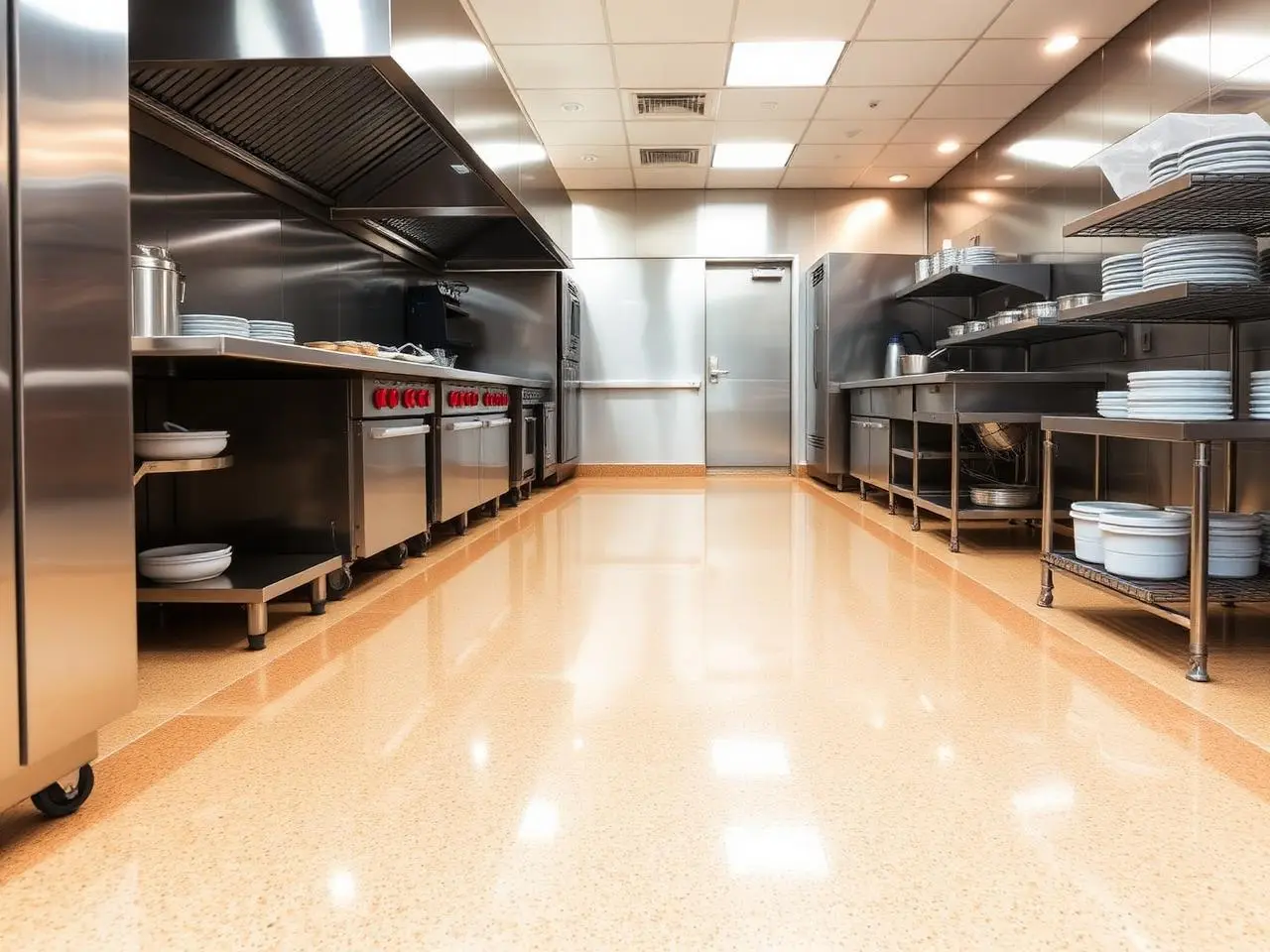 Commercial Kitchens installation by SoCal Luxury Surfaces
